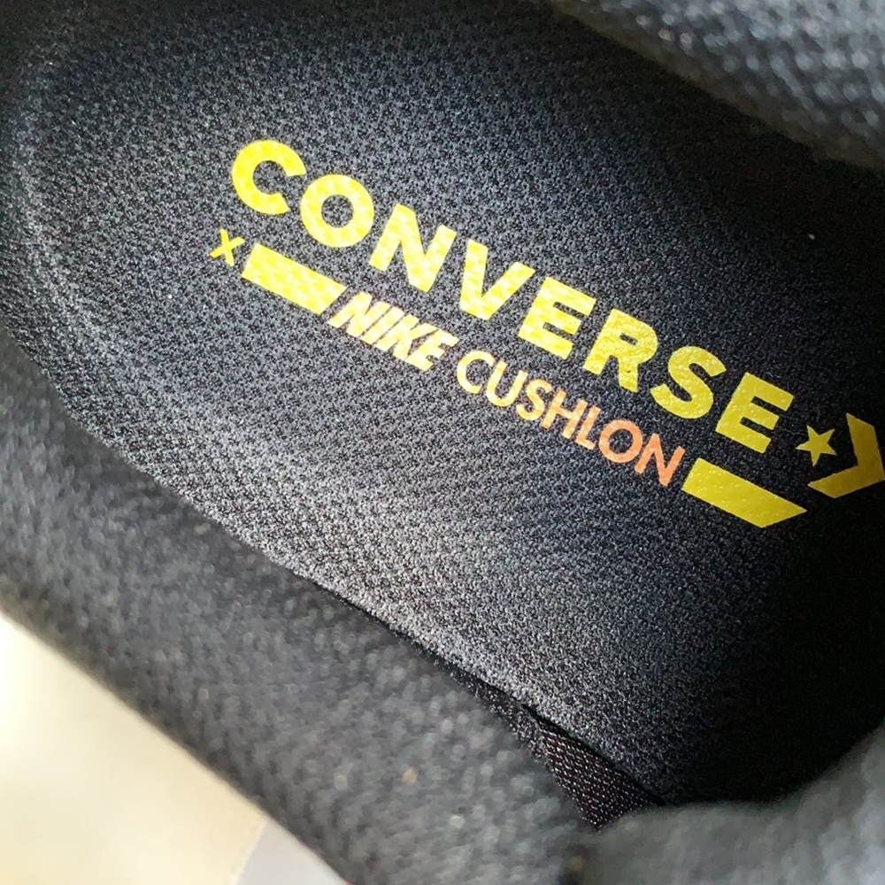 CONVERSE STAR SERIES RN OX BLACK/ENAMEL RED MENS - Picture 8 of 14